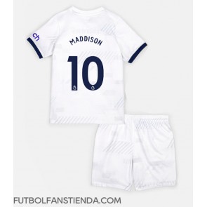 Tottenham Hotspur James Maddison #10 Primera Equipación Niños 2023-24 Manga Corta (+ Pantalones cortos)